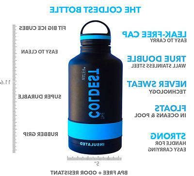 The Coldest Water 64 oz Bottle Stainless Steel