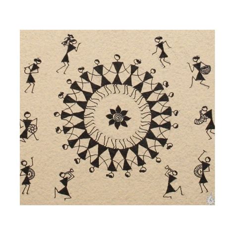 A Complete Warli painting Tutorial Guide - The Crafty Angels | Line art ...