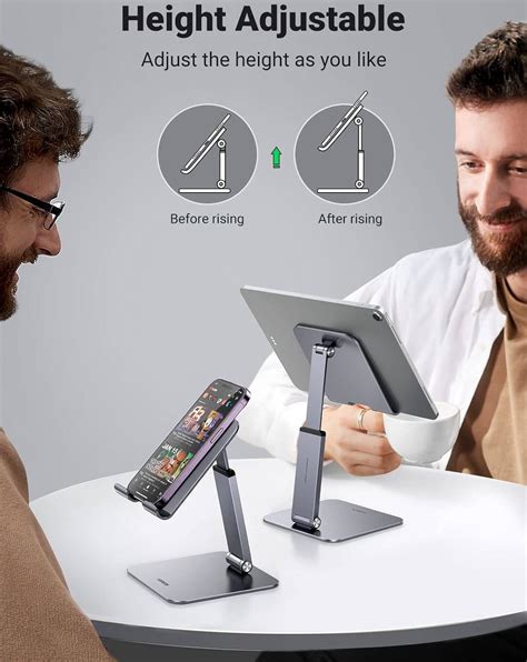 UGREEN iPad Stand Height Adjustable Tablet Stand, Update Tablet Stand ...