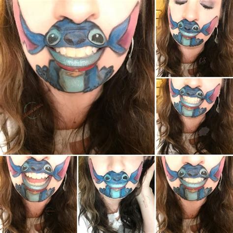 Stitch Halloween Makeup | Halloween makeup, Carnival face paint, Stitch