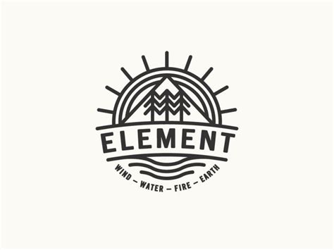 element logo | Logo design, Hand drawn logo, Logo inspiration