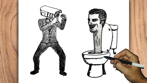 How to Draw Skibidi Toilet VS Cameraman - Skibidi Toilet - YouTube