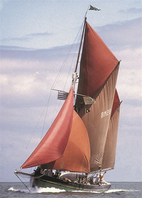 Brixham Sailing Trawler commercial wooden sailing gaff ketch For Sale