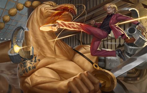 ArtStation - Sanji vs Queen