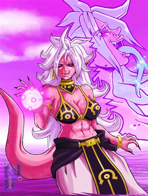 Majin Android 21 (Evil) by Zar-Nova on DeviantArt