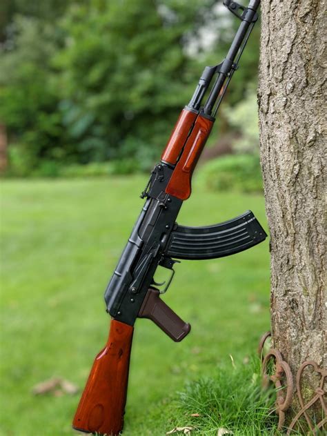 E&L Full Metal A101 AKM AK Series Airsoft Gun AEG Rifle – REAL WOOD ...