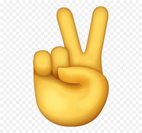 Peace Sign Emoji Png Picture - Peace Hand Emoji Png,Emoji With Hands - free transparent emoji ...