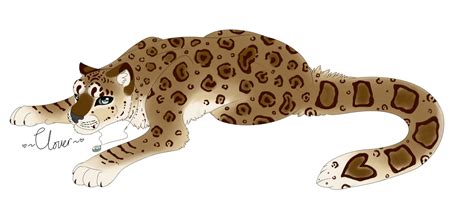 Snowleopard fursona doodle by CaptainClovey on DeviantArt