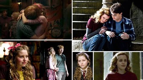 Hermione And Harry Kissing Scene Behind The Scenes