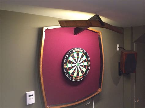 Wine Stave Dartboard Light and Surround