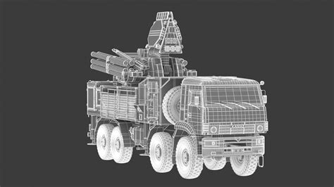 SA 22 Pantsir S1 - 3D Model by frezzy