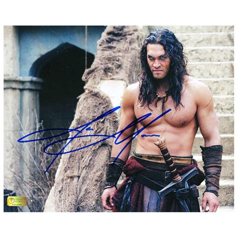 Jason Momoa Autographed Conan the Barbarian Revenge 8x10 Photo – Celebrity Authentics