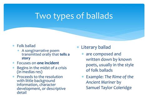 What are the 3 types of ballads? – Fabalabse