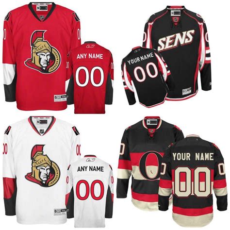 2017 Customized Men'S Ottawa Senators Jerseys Authentic Personalized Cheap Hockey Jerseys Any ...