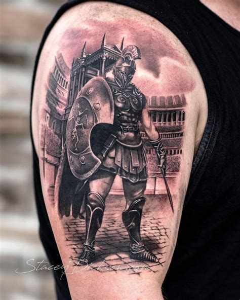 101 Amazing Gladiator Tattoos You Have Never Seen Before! | Outsons | Men's Fashion Tips And ...