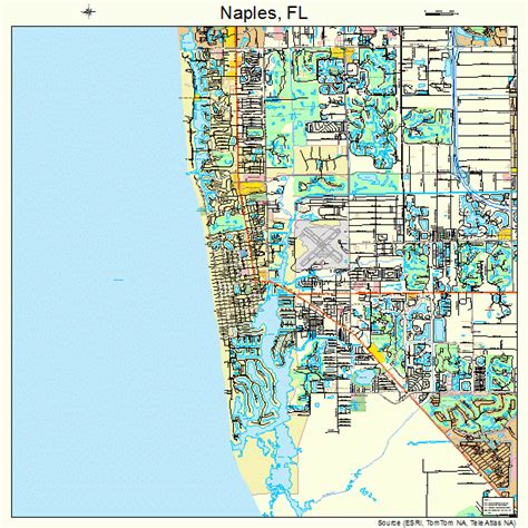 Naples Florida Street Map 1247625