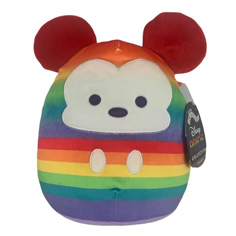 Buy Squishmallows Kellytoy 9 inch Disney Mickey Mouse 2022 Pride ...