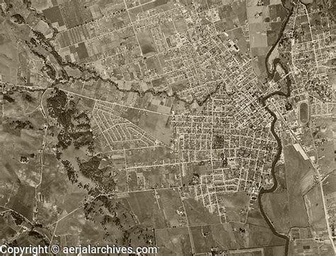 historical aerial photo map of Napa, California, 1948 | Aerial Archives | Aerial and Satellite ...