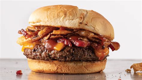 BBQ & Bacon Brisket Burger with Candied Bacon – Omaha Steaks