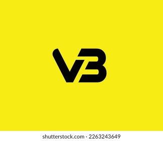 Vb Logo Design Vector Template Stock Vector (Royalty Free) 2263243649 | Shutterstock