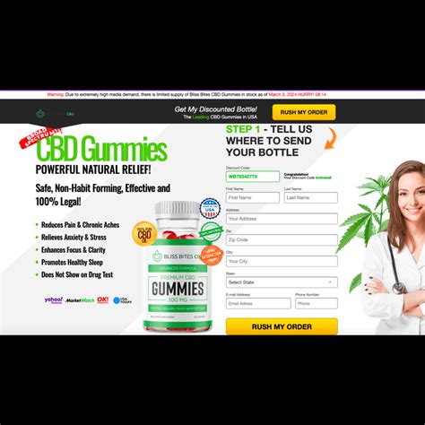 Bliss Bites CBD Gummies - Is It Legit? Real Benefits Or Just a Scam? | Bliss Bites CBD Gummies