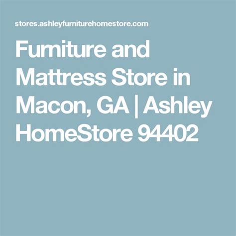 Ashley Furniture Macon Ga