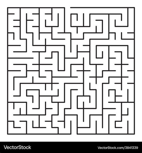 Maze labyrinth Royalty Free Vector Image - VectorStock