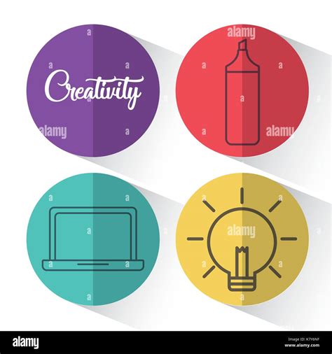 creativity process design Stock Vector Image & Art - Alamy