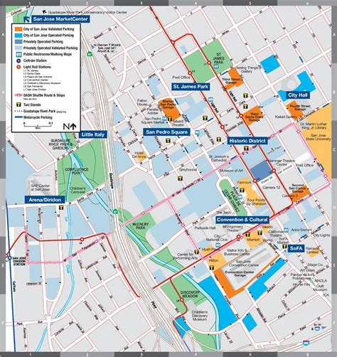 San Jose parking map