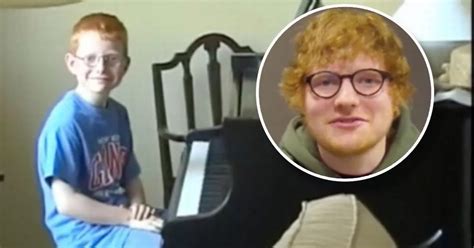 Watch footage of an adorable young Ed Sheeran as he reveals childhood ...