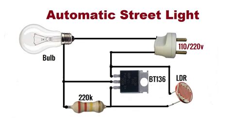 Automatic Street Light Circuit - envirementalb.com | Street light, Motion sensor lights ...