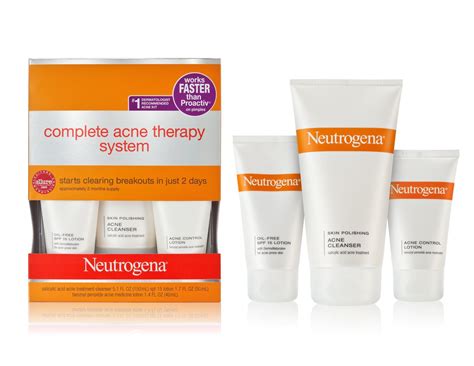 Neutrogena, Advanced Solutions Complete Acne Therapy System, 1 ct. NEUTROGENA. | Face products ...