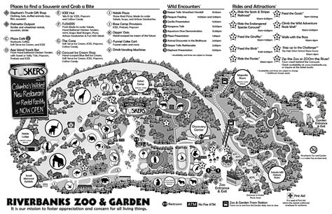 Riverbanks Zoo Map