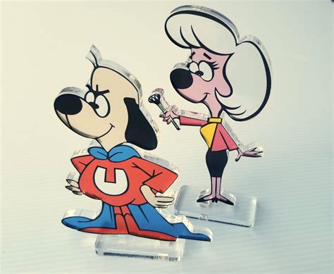 Underdog and Sweet Polly Purebred in Plexiglass - Etsy Canada