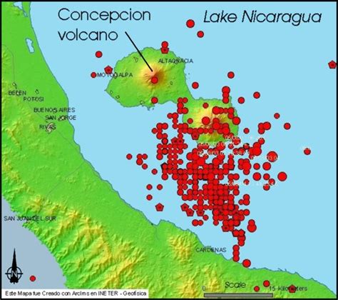 Volcanoes In Nicaragua Map - Lenna Nicolle