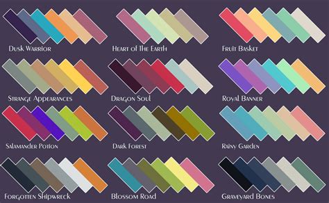 Fantasy Color Palette by puppsicle on DeviantArt | Color palette ...