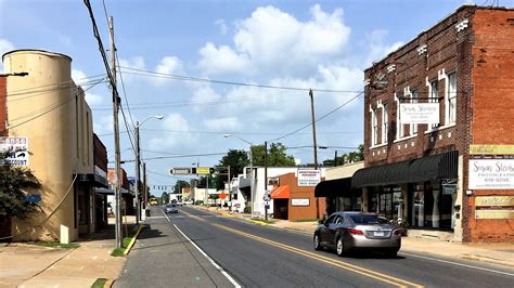 What does Pineville plan for its downtown?