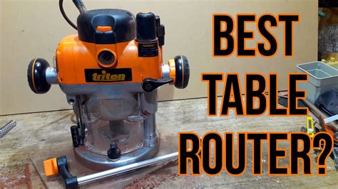 Triton 3.25HP Router Review | Is The TRA001 The Best Router For A Table? - YouTube