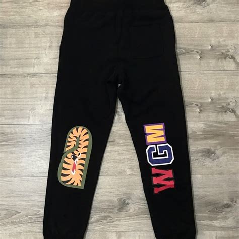 Bape | Pants & Jumpsuits | Bape A Bathing Ape Shark Pants Size L | Poshmark