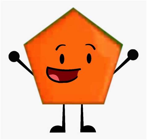 Orange Pentagon Shape Battle - Pentagon Shape Cartoon PNG Image ...