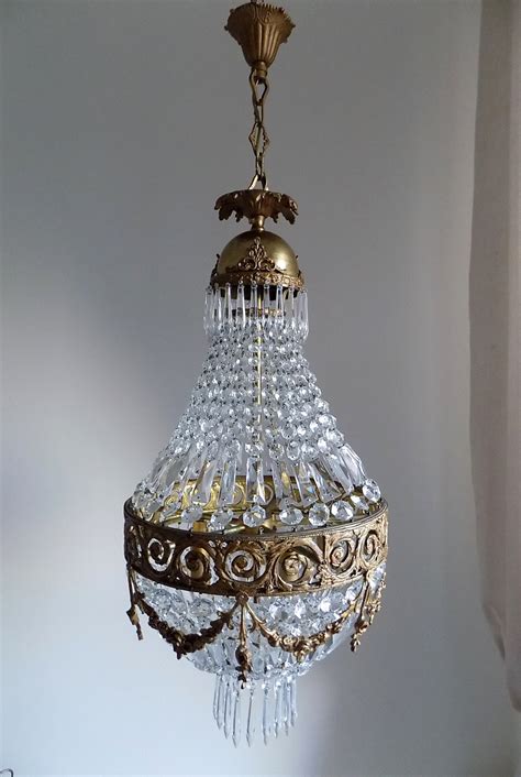 Antique bronze empire style chandelier - Lorella Dia