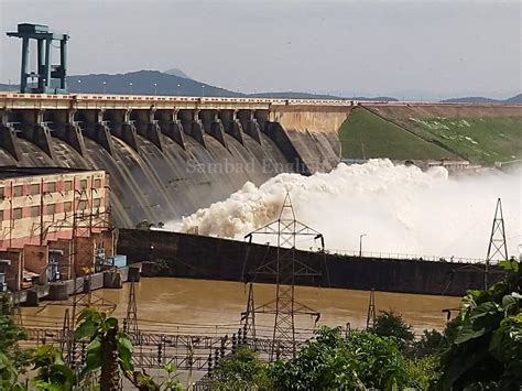 Three more gates of Hirakud Dam opened to release flood water | Sambad ...