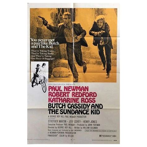 Butch Cassidy And The Sundance Kid, Unframed Poster, 1969 For Sale at ...