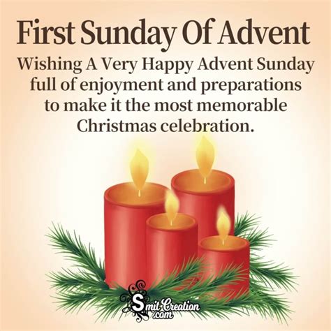 Advent Sunday Wishes Message - SmitCreation.com