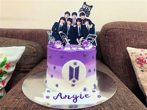 14th Birthday Cakes, Purple Cakes Birthday, Bts Happy Birthday, Happy ...