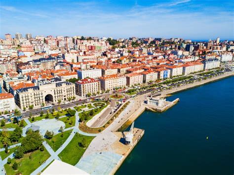 Santander City Aerial View, Spain Stock Image - Image of ocean, aerial: 143092185