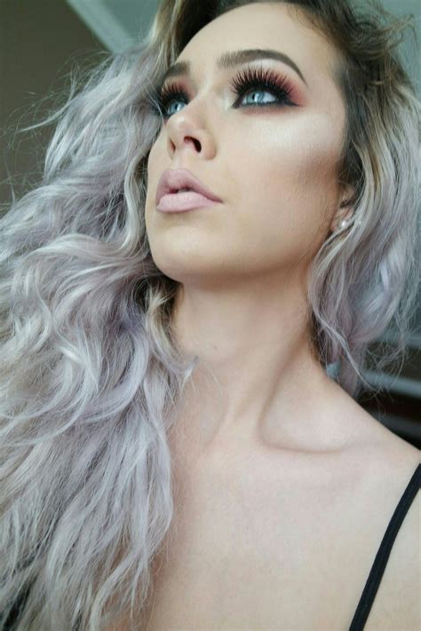 Platinum - Icy - Silver - Lilac hair, lighting changing hair color. Brittany Brinson on Insta ...