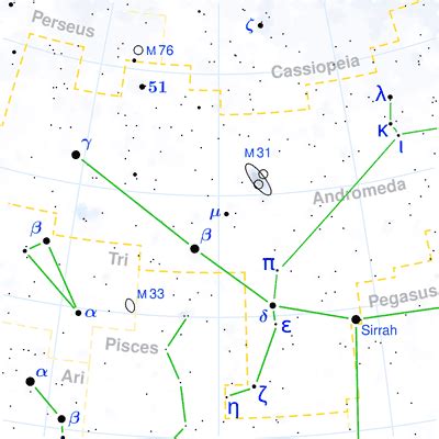 Constellation Andromeda - The Constellations on Sea and Sky