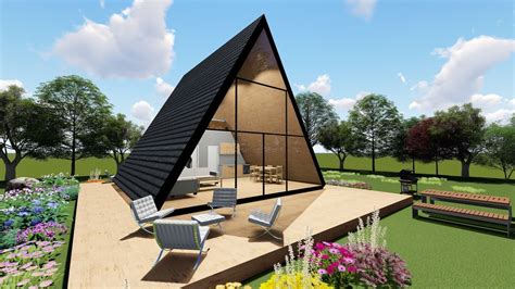 3D model Triangle house design | CGTrader