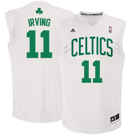 adidas Kyrie Irving Boston Celtics White Replica Jersey